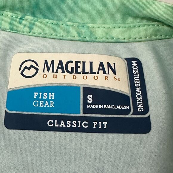 Magellan Shirt Boys S Multicolor Fish Gear Outdoor Active Classic Fit Long SL - Picture 9 of 14